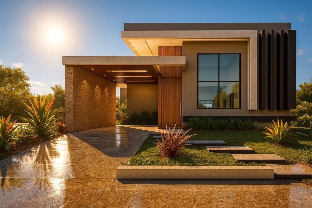 Projeto arquitetônico residencial desenvolvido pela Louzada Engenharia